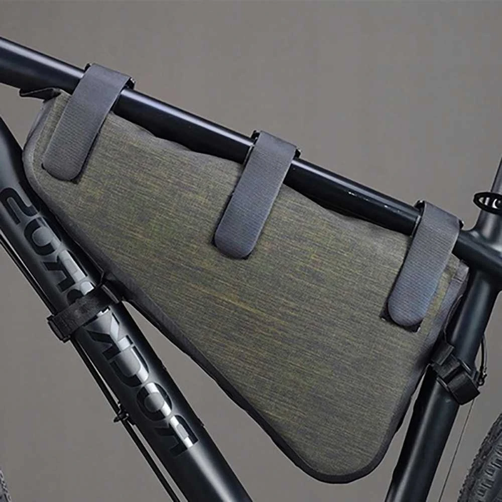 Krepšys Rockbros AS-017 rowerowa na ramę 5 l - ciemnozielona