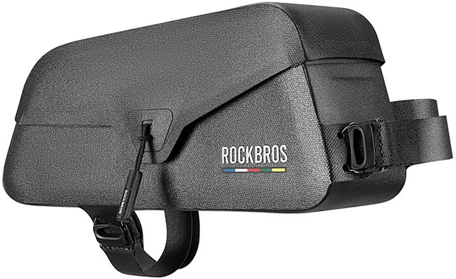 Rockbros AS-134 ROAD TO SKY vandeniui atsparus dviračio rėmo krepšys 0,6 l - juodas