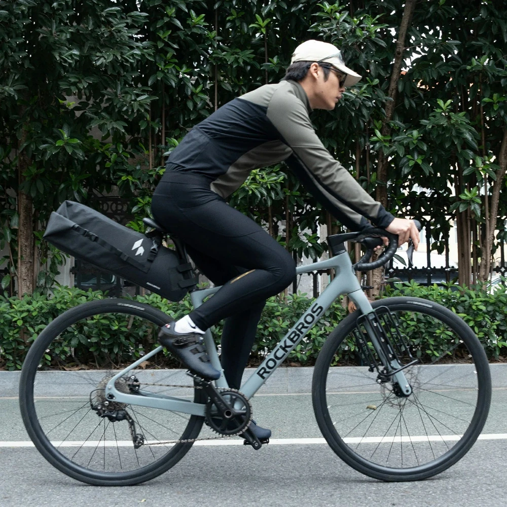 Rockbros AS-157 RideMate Atsparus vandeniui Saddle Bag - Juodas