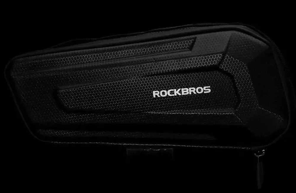 Krepšys rowerowa Rockbros B67 wodoodporna na ramę - juoda