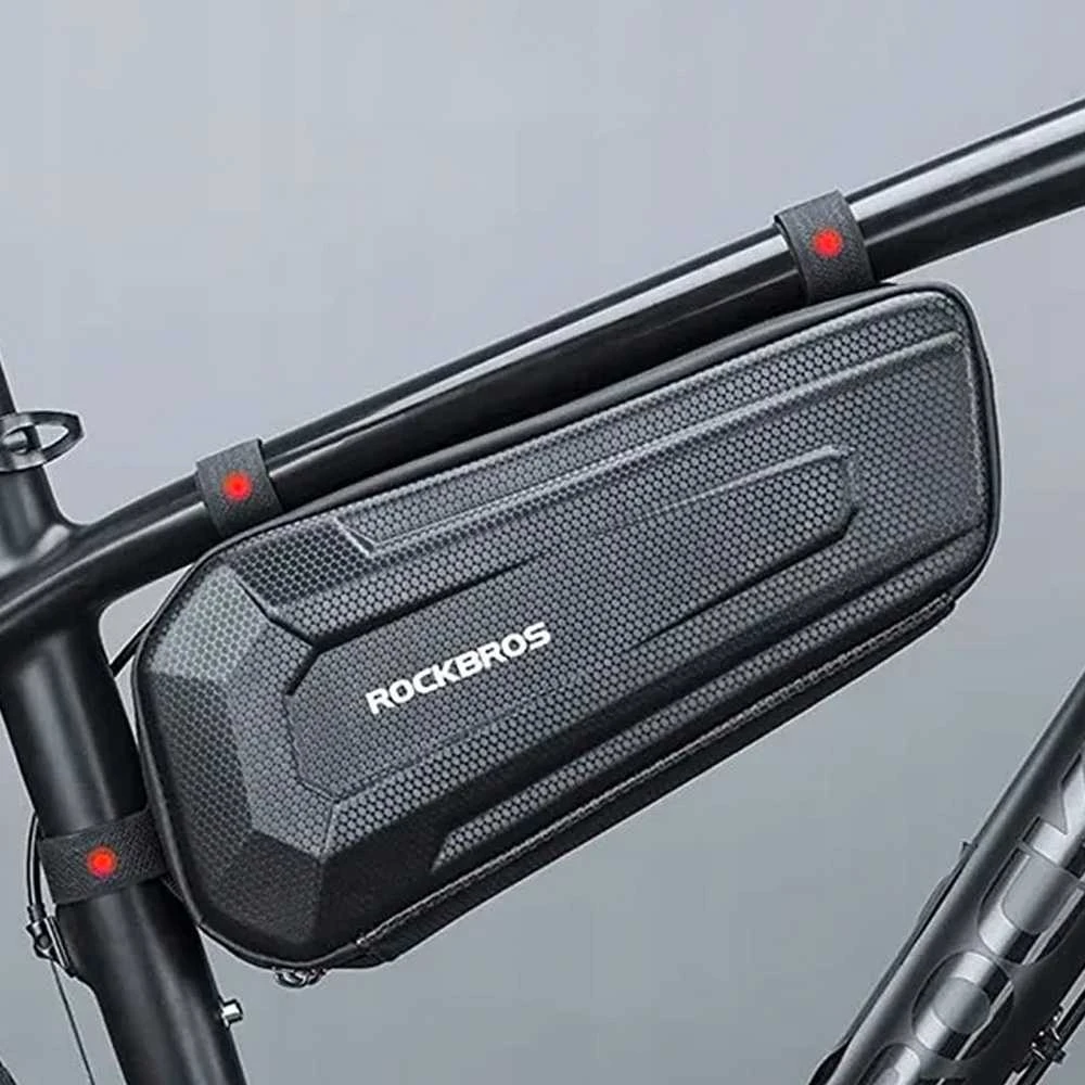 Krepšys rowerowa Rockbros B67 wodoodporna na ramę - juoda