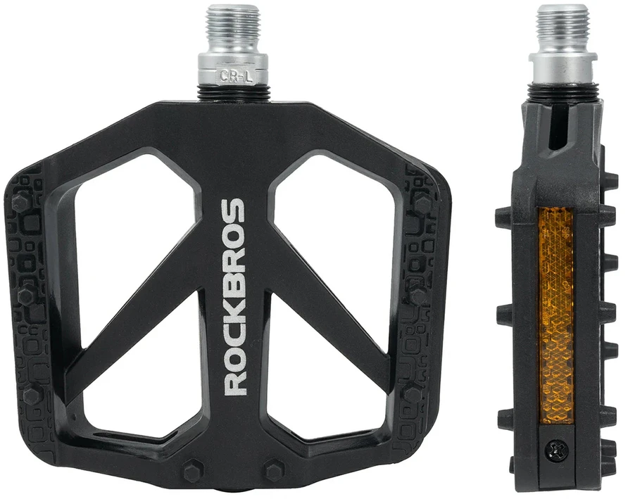 Rockbros BP2602 Nailoniniai dviračių pedalai - Juodas
