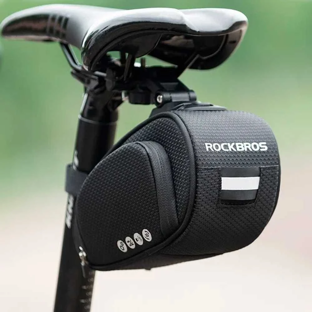 Rockbros C40 dviračio krepšys under the saddle – juodos spalvos