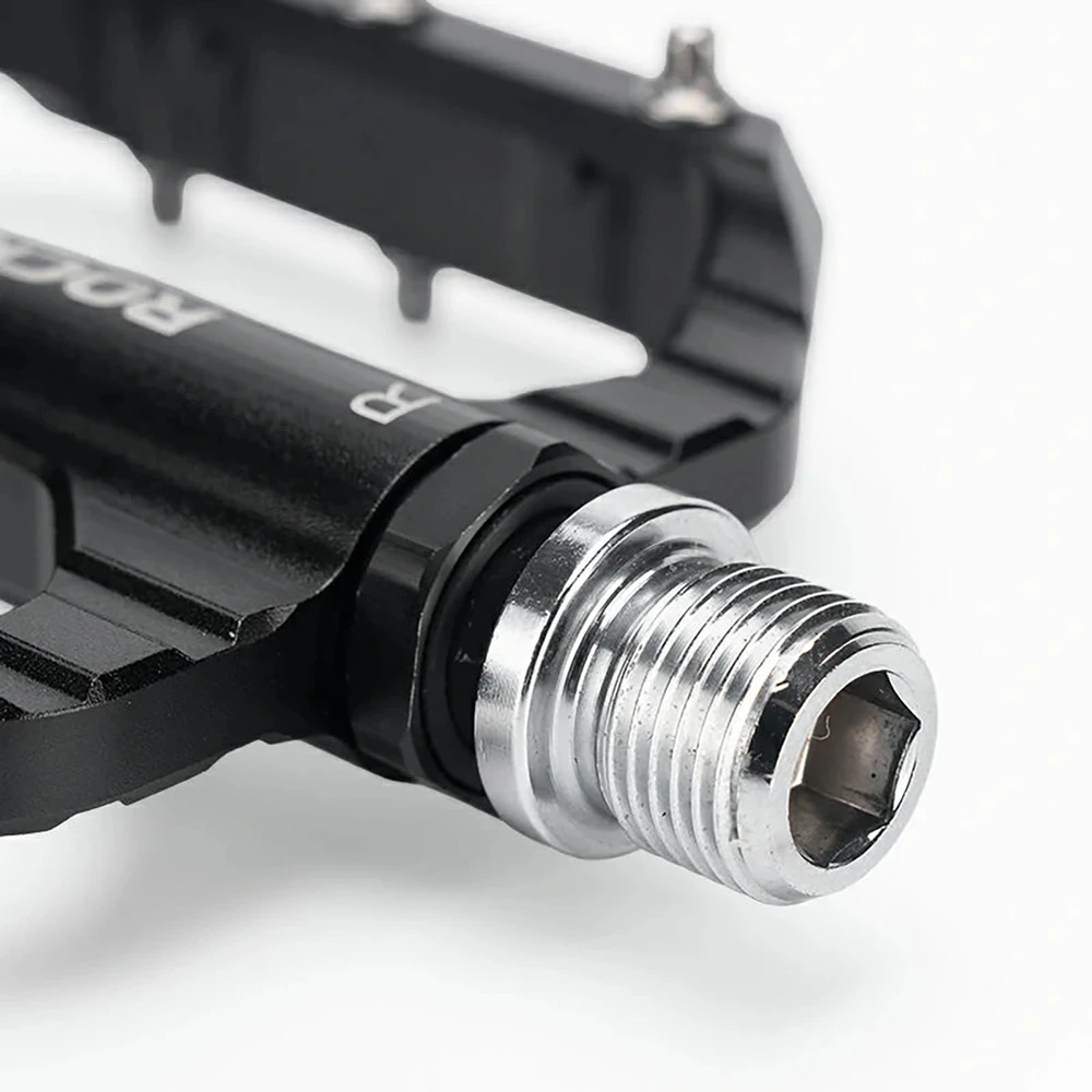 Rockbros C700 atspindintys aliuminio platforminiai dviračių pedalai - Juodas