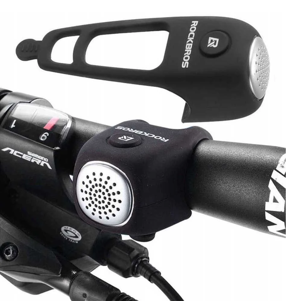 Rockbros CB1709BK electronic bicycle bell - juodas