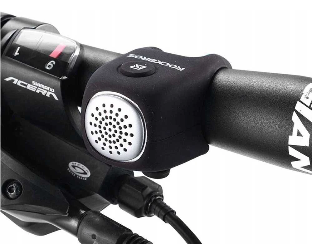 Rockbros CB1709BK electronic bicycle bell - juodas