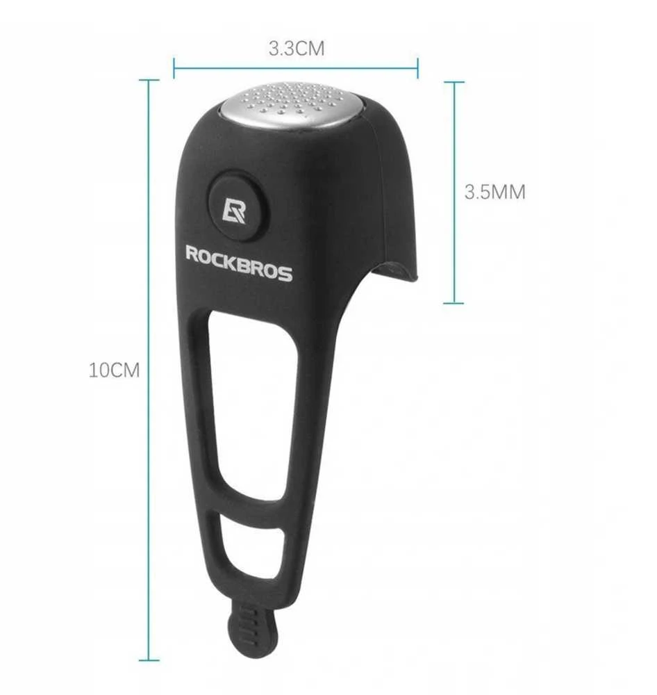 Rockbros CB1709BK electronic bicycle bell - juodas