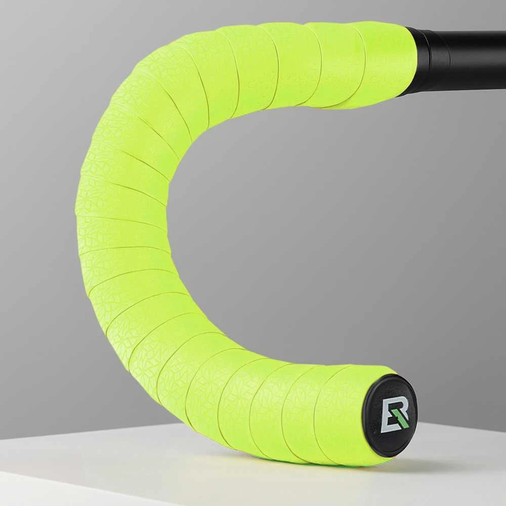 Rockbros EVA Embossed dviračio vairo juosta – geltonos spalvos