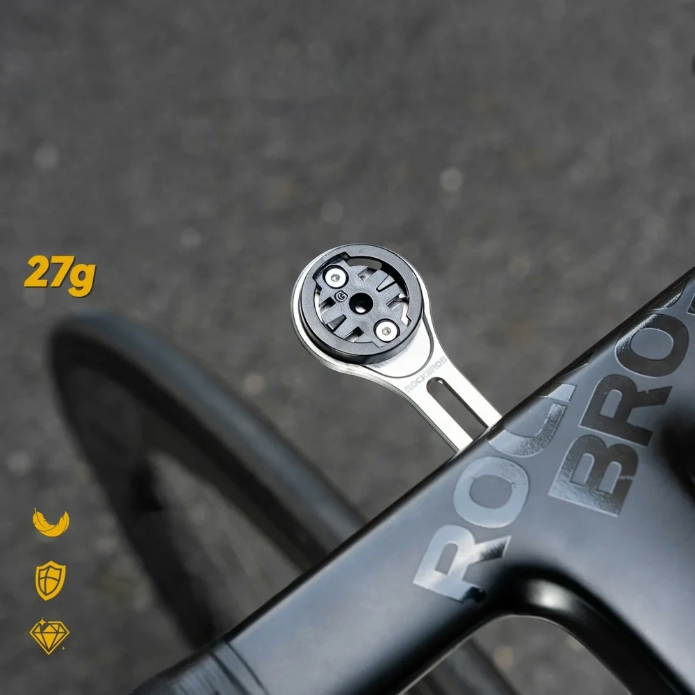 Rockbros FK-307T titano lydinio dviračio kompiuterio laikiklis – titanas