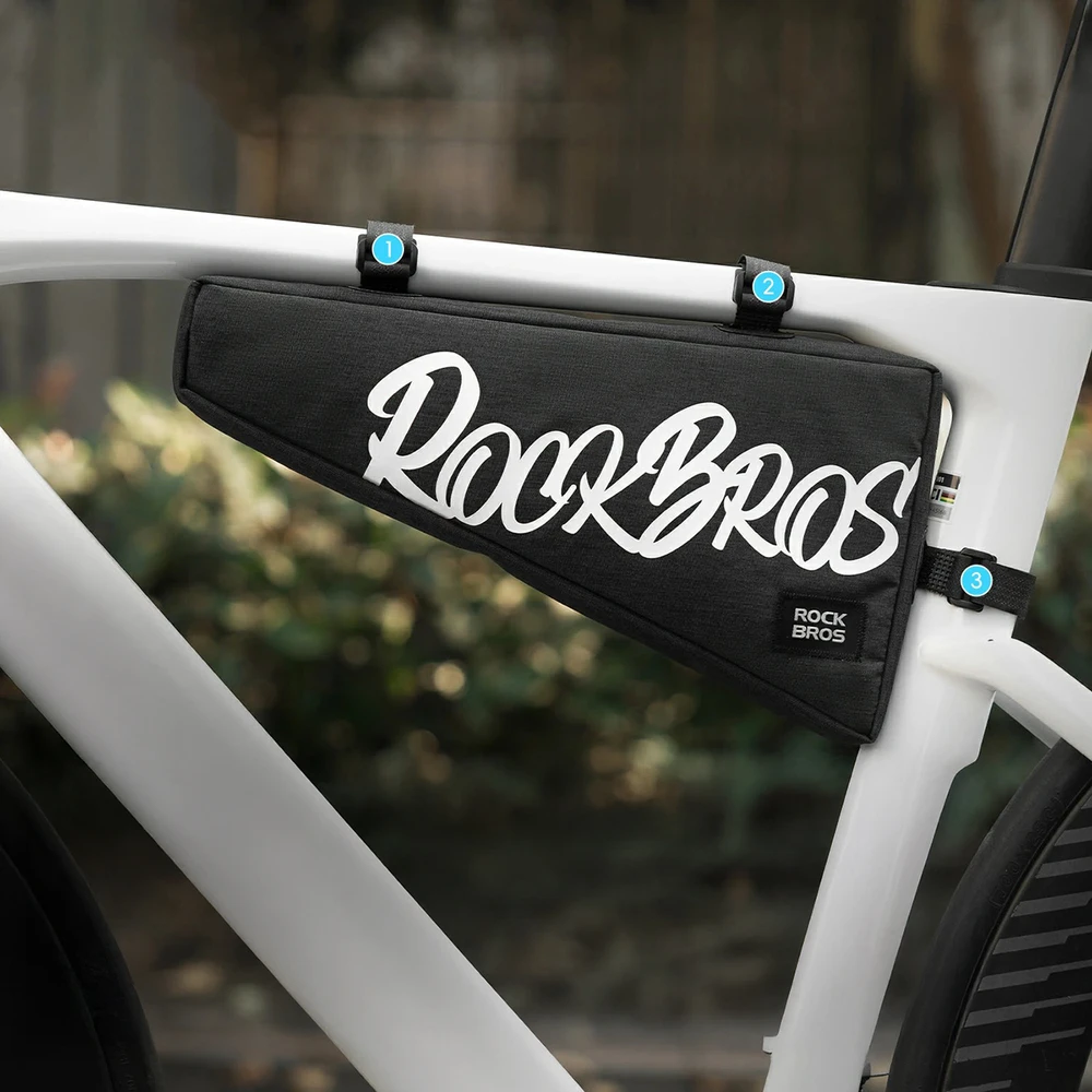 Rockbros G008 Flash Journey Triangle Frame Bike Bag XL 1.9 L - Juodas