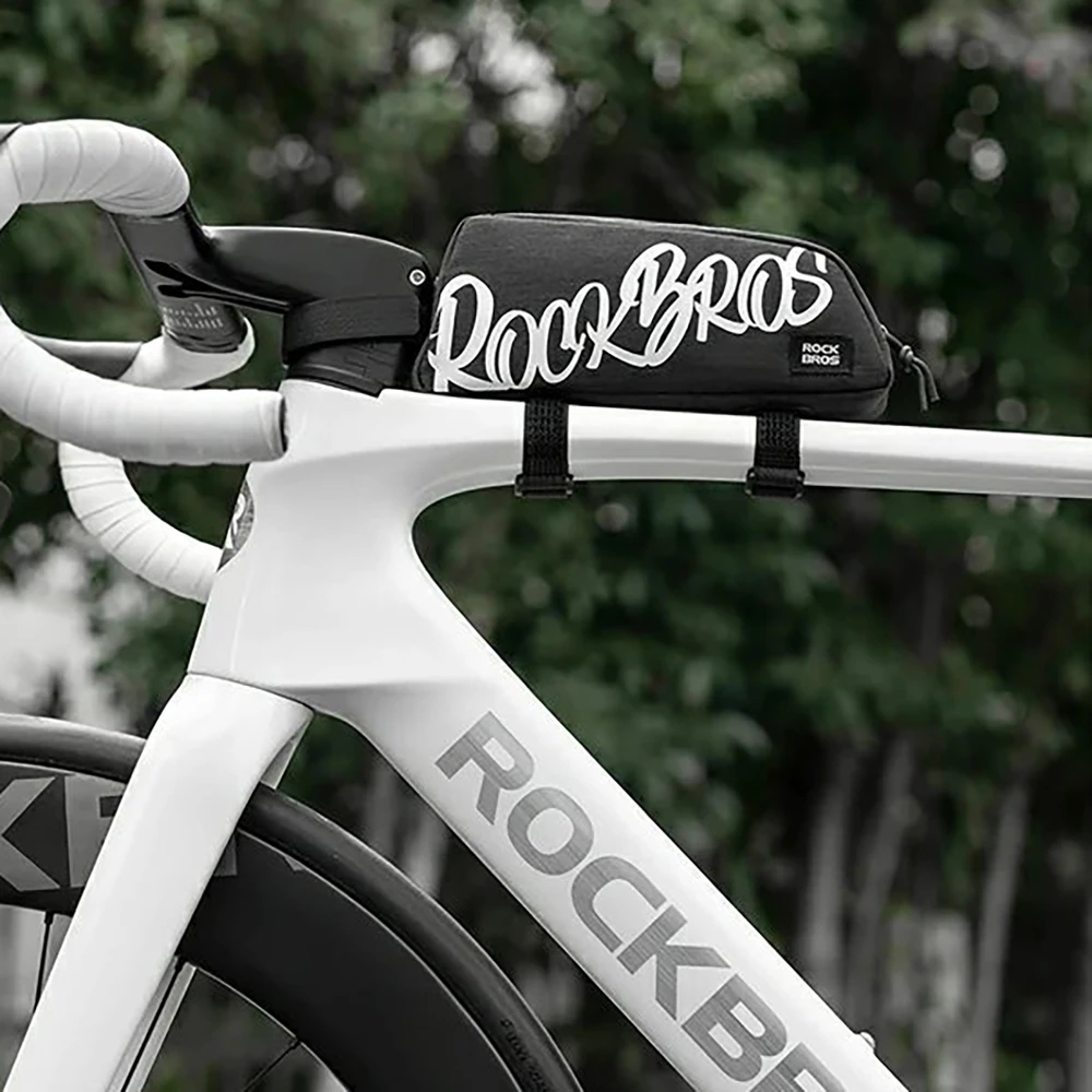Rockbros G009 „Flash Journey“ viršutinio vamzdžio dviračio krepšys 0,8 l - Juodas