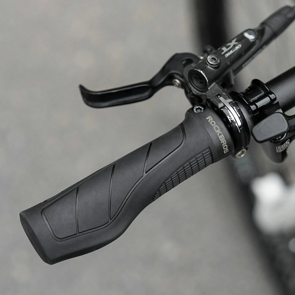 Rockbros G326PL Bicycle Grips - Juodas