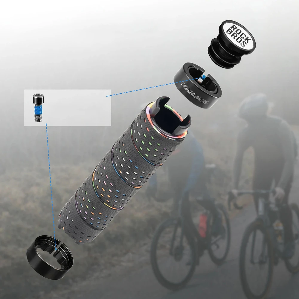 Rockbros GR0112 Grips - Juodas