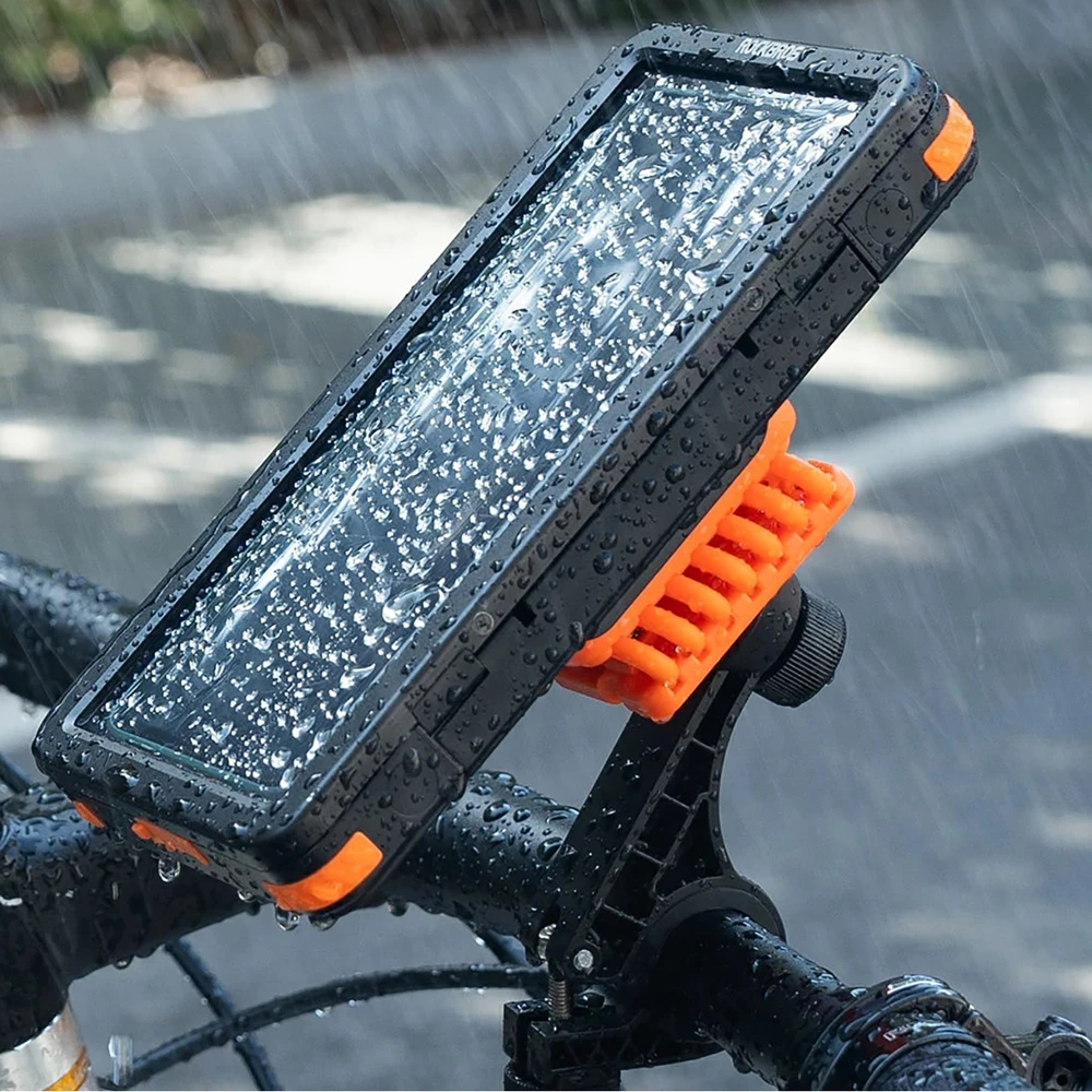 Rockbros HW-87 Magnetic Atsparus vandeniui Phone Holder - Juodas