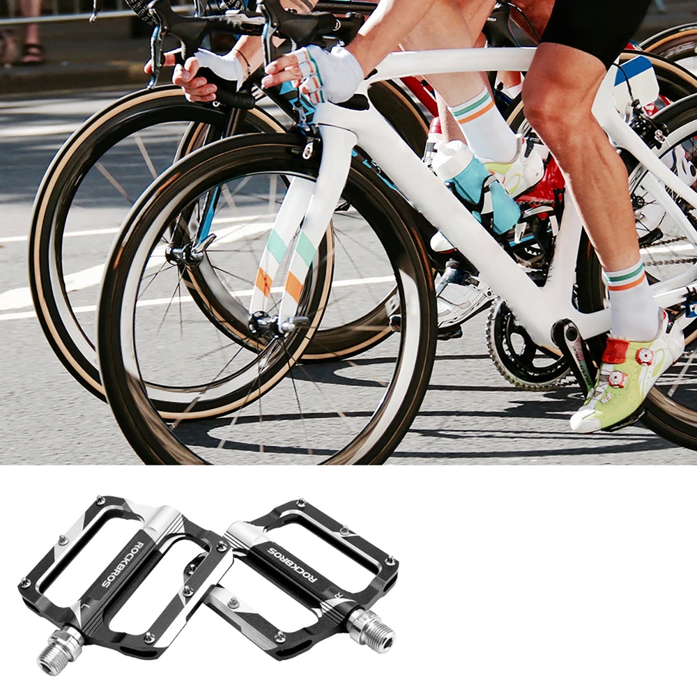 Rockbros K306-BK MTB Aluminum Bicycle Pedals - Juodas