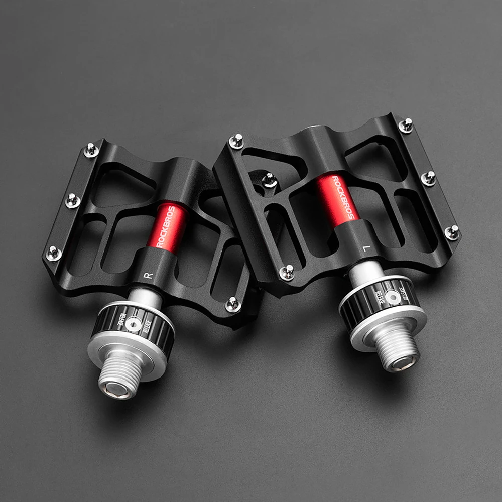 Rockbros K3462F-BK Nuimami greito atleidimo dviračių pedalai - Juodas