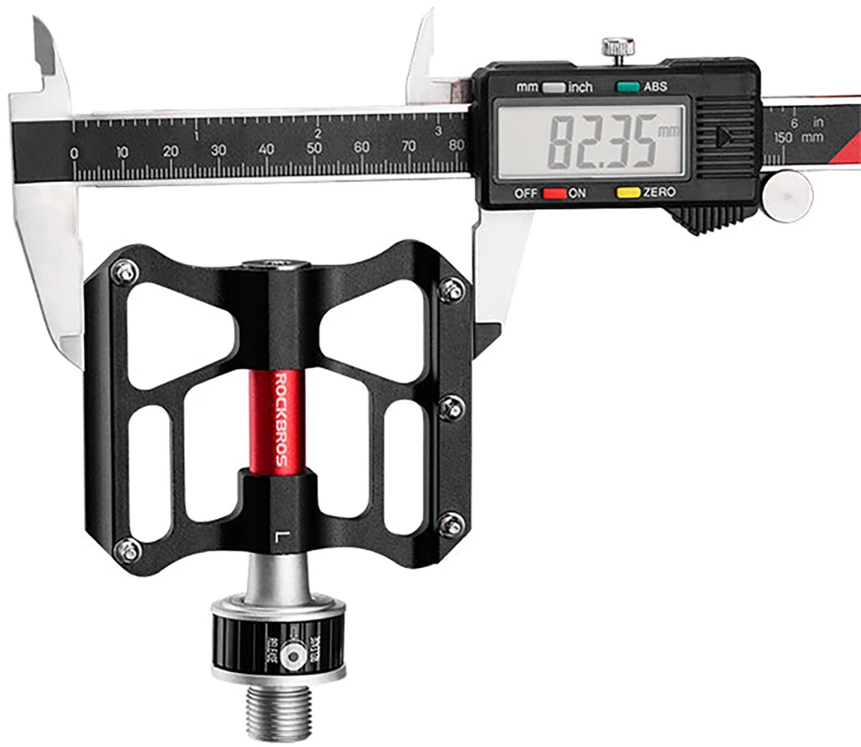 Rockbros K3462F-BK Nuimami greito atleidimo dviračių pedalai - Juodas