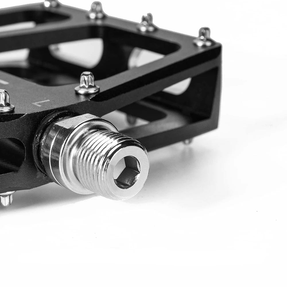Rockbros K399-BK plačios platformos dviračių pedalai - Juodas