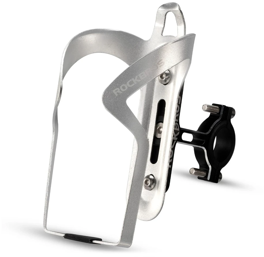 Rockbros KS-416 Adjustable Aluminum Bottle Cage Adapteris - Juodas