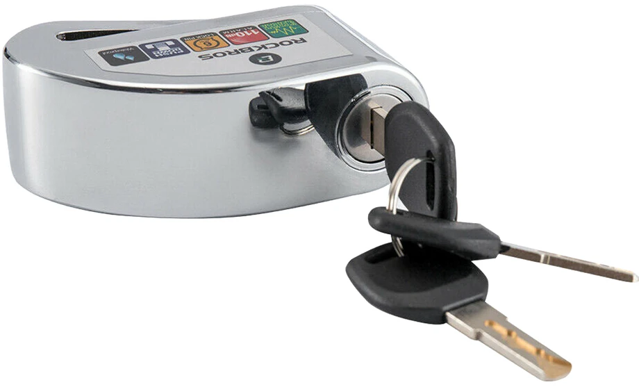 Rockbros LBAYG8308 Bike Lock with Alarm and Disc Lock - Juodas