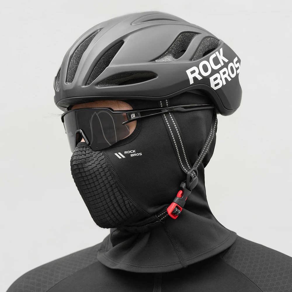 Rockbros LF25699 Fleece Bicycle Balaclava - Juodas
