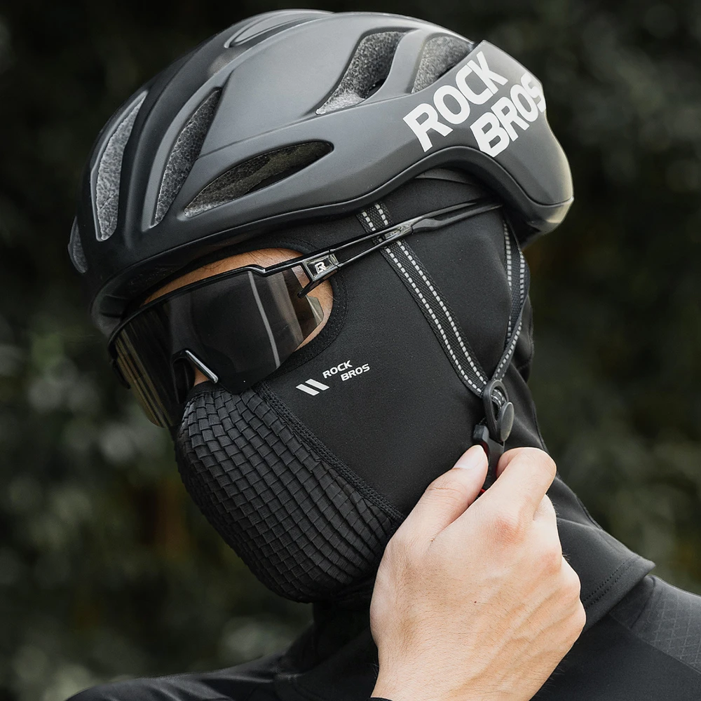 Rockbros LF25699 Fleece Bicycle Balaclava - Juodas