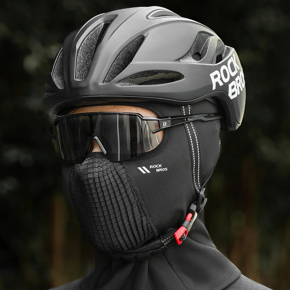 Rockbros LF25699 Fleece Bicycle Balaclava - Juodas