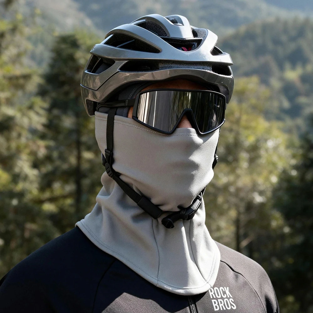 Rockbros LF25949 Elastic Velvet Balaclava - Gray