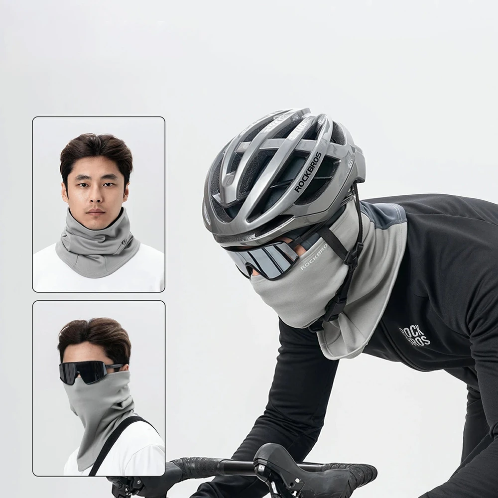 Rockbros LF25949 Elastic Velvet Balaclava - Gray