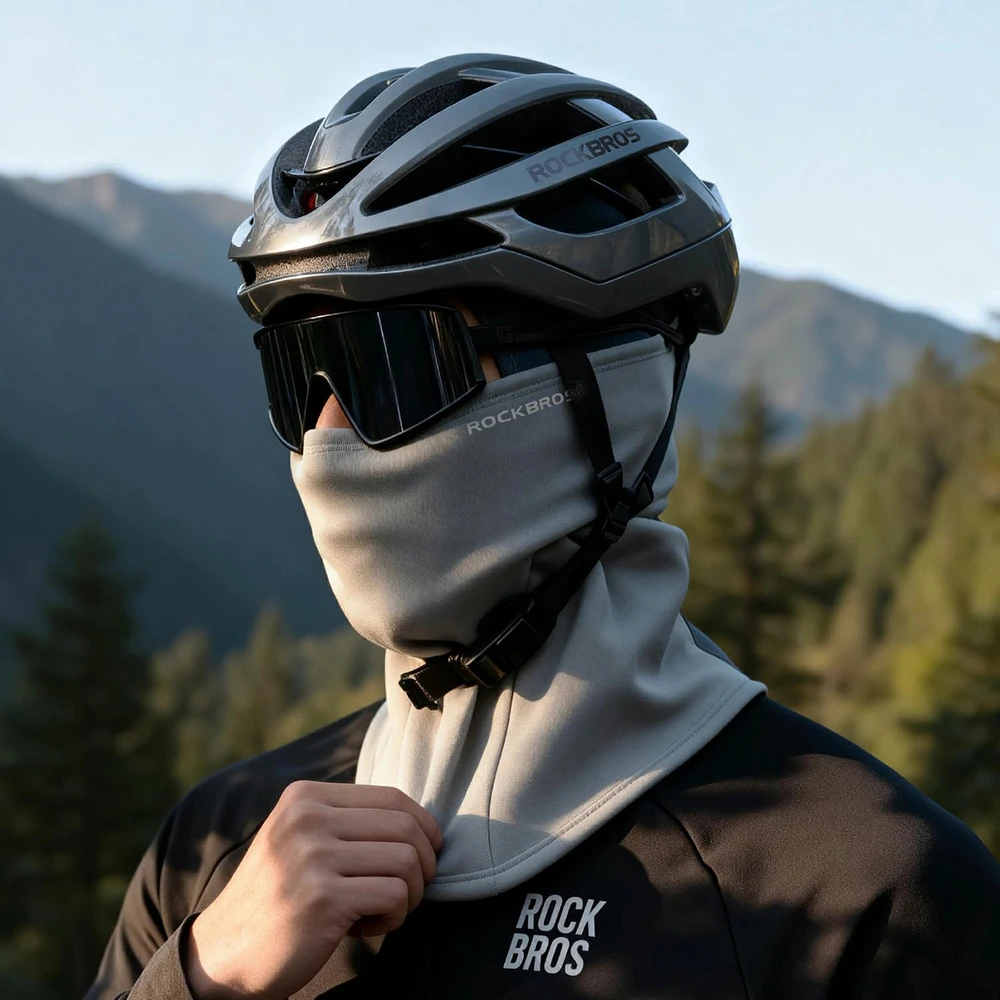 Rockbros LF25949 Elastic Velvet Balaclava - Gray