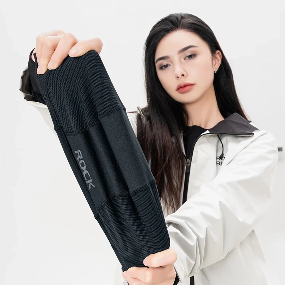 Rockbros LF25956 Besiūlė megzta dviratininko kepuraitė - Juodas