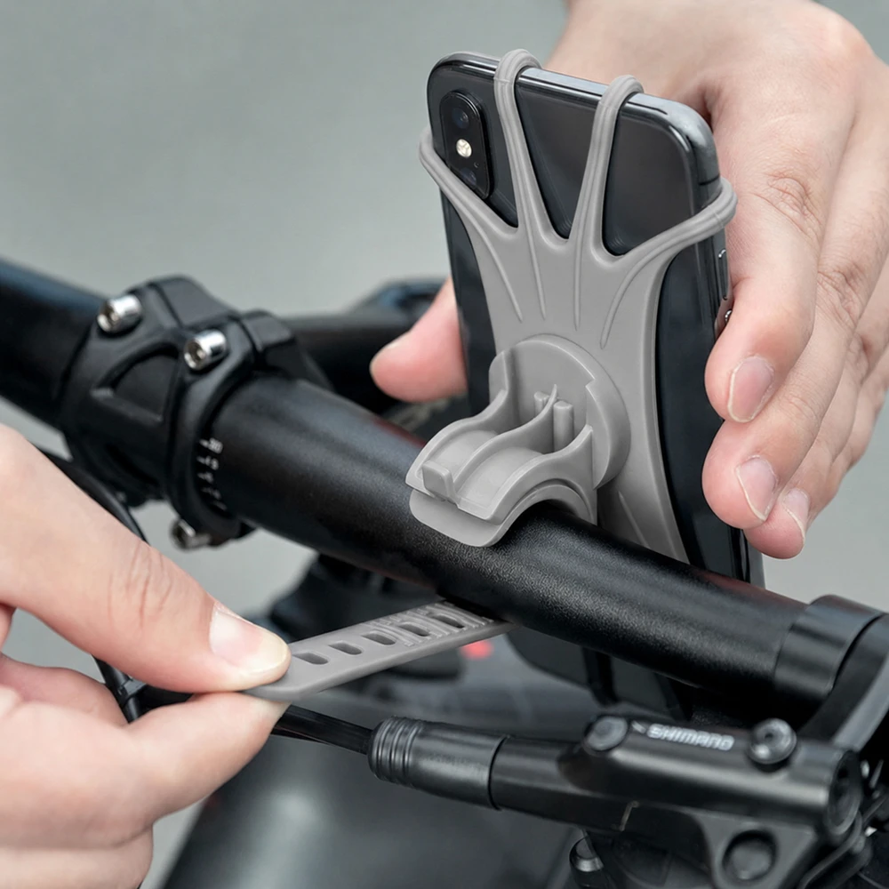 Rockbros LF436 Handlebar Clamp Phone Holder - Gray