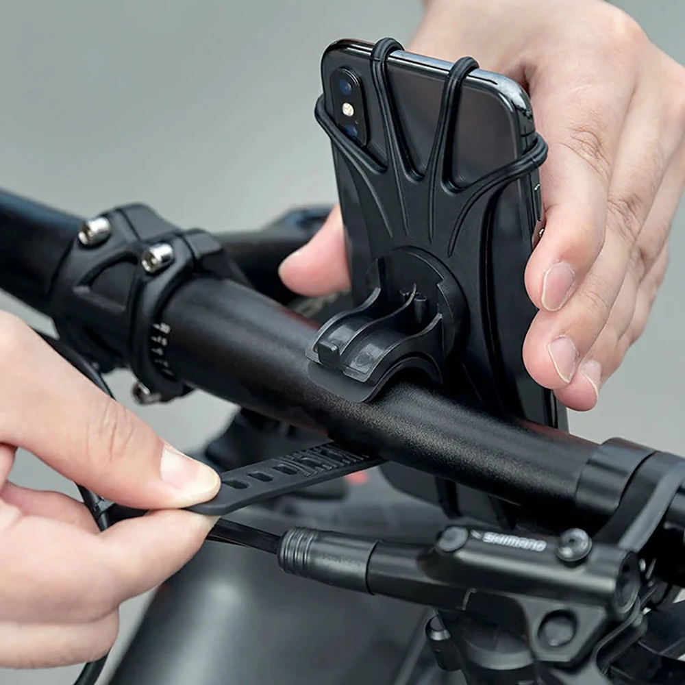Rockbros LF436 Handlebar Clamp Phone Holder – Juodas