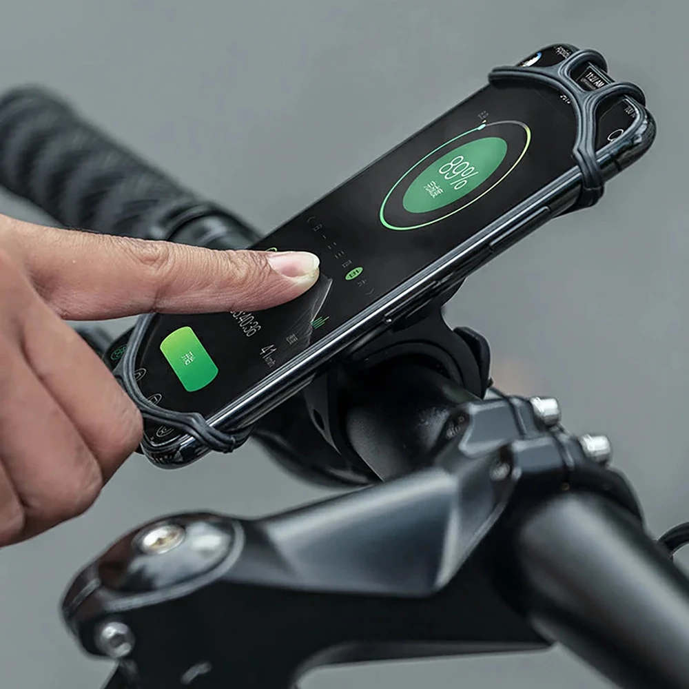 Rockbros LF436 Handlebar Clamp Phone Holder – Juodas