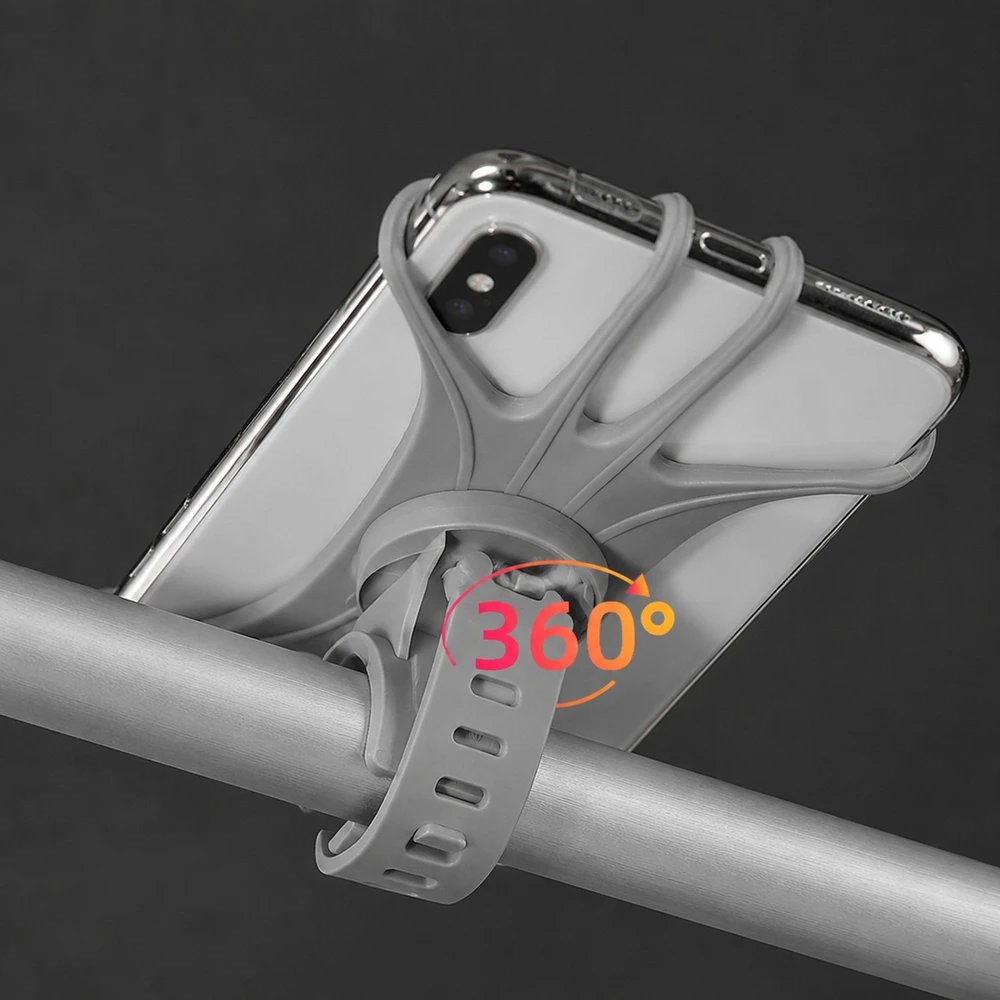 Rockbros LF436 Handlebar Clamp Phone Holder - Gray