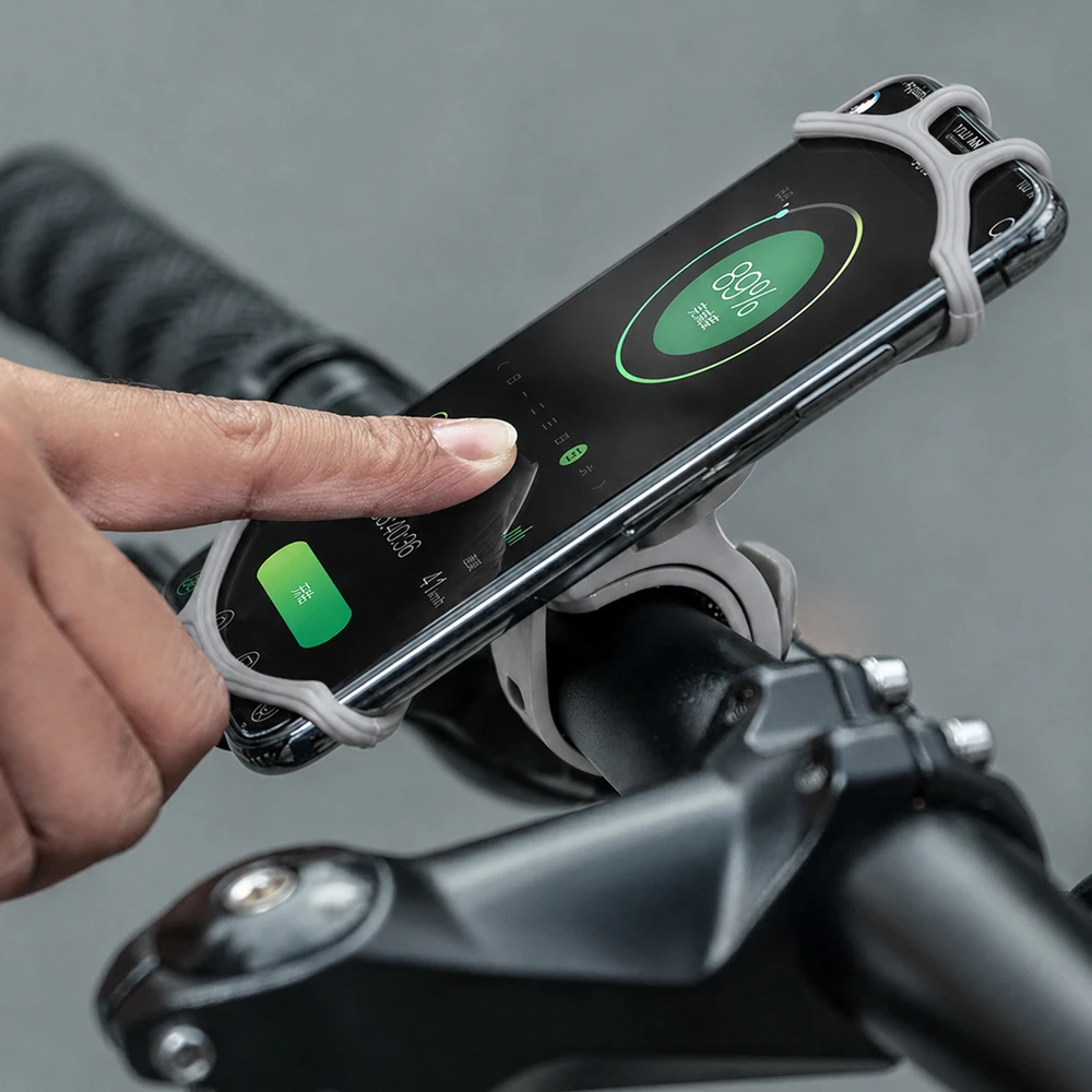 Rockbros LF436 Handlebar Clamp Phone Holder - Gray