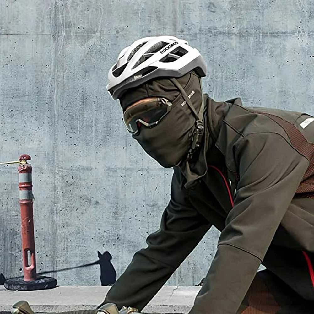 Rockbros LF7345BK sportinė balaklava izoliuota - juoda