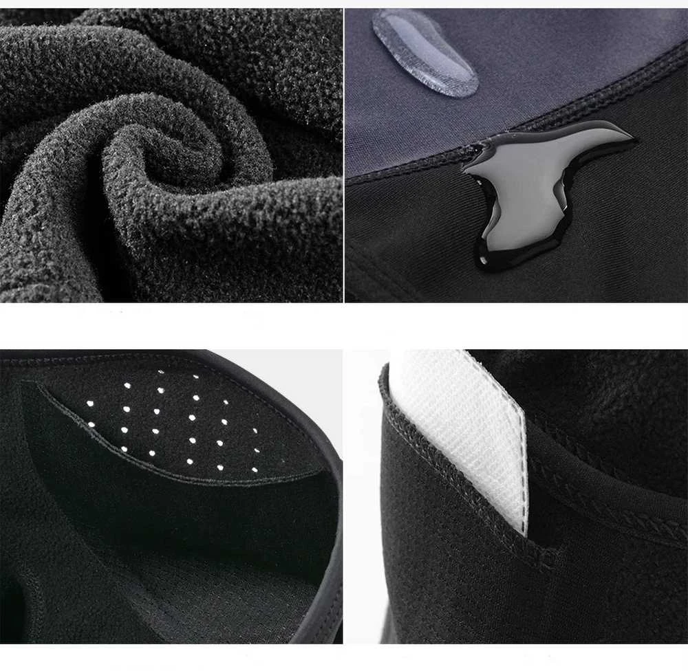 Rockbros LF8113-1 cycling balaclava, universal size - juodas