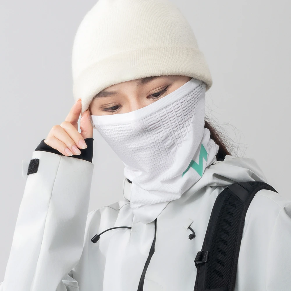 Rockbros LFA23 TVI Women's Knitted Bicycle Neck Warmer - Baltas