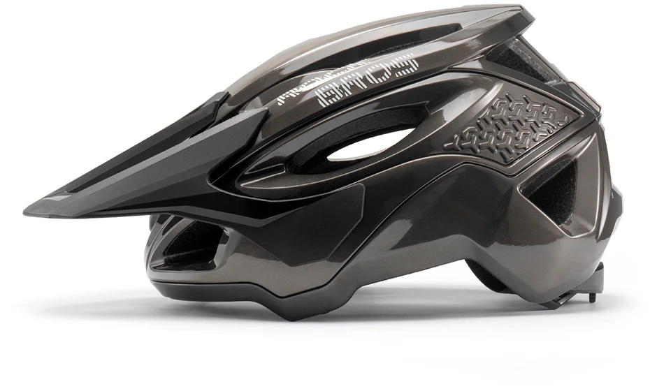 Rockbros LK-99 Kalnų dviračio šalmas su reguliuojamu skydeliu ir magnetiniu užsegimu 58-62 cm - Titanas