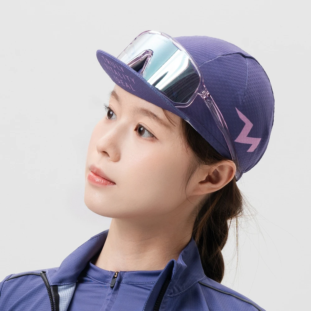 Rockbros M013 TVI Cycling Cap - Violetinė