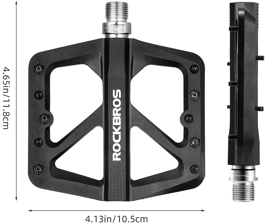 Rockbros M906 nailono dviračių pedalai - Juodas