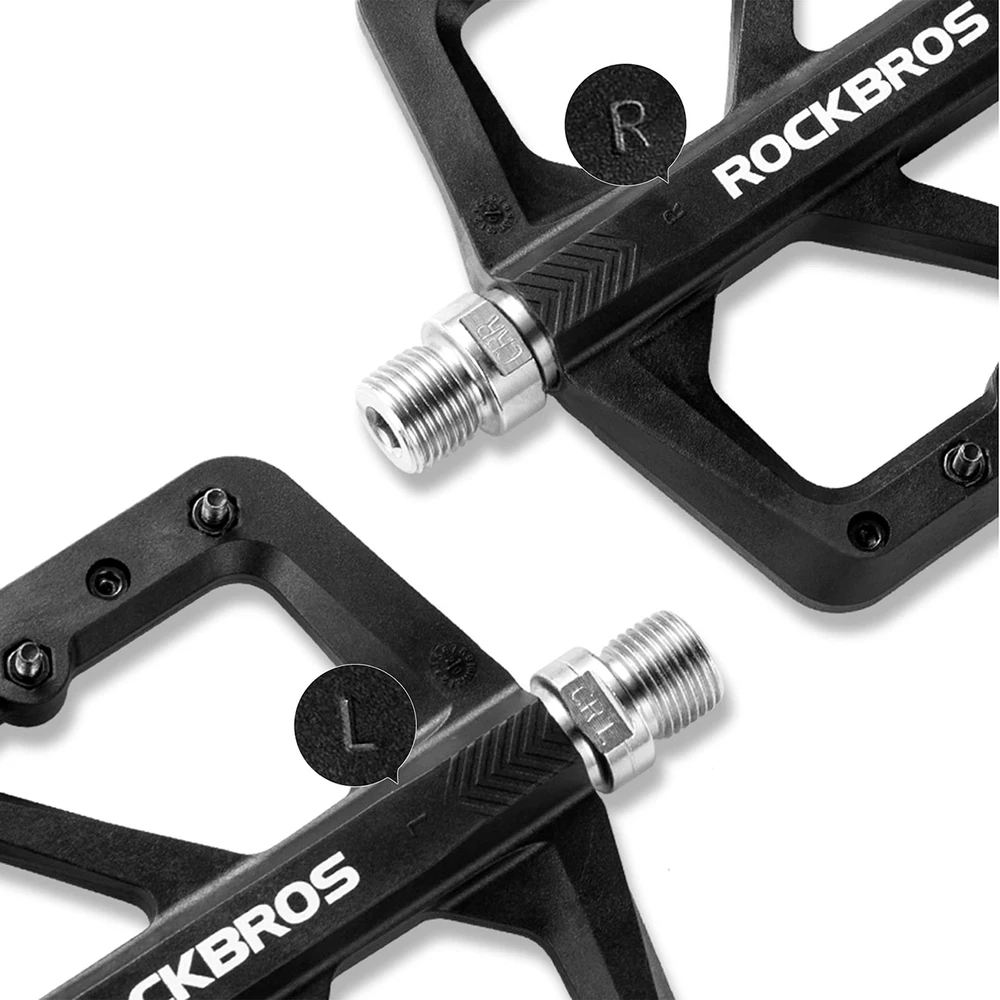 Rockbros M906 nailono dviračių pedalai - Juodas