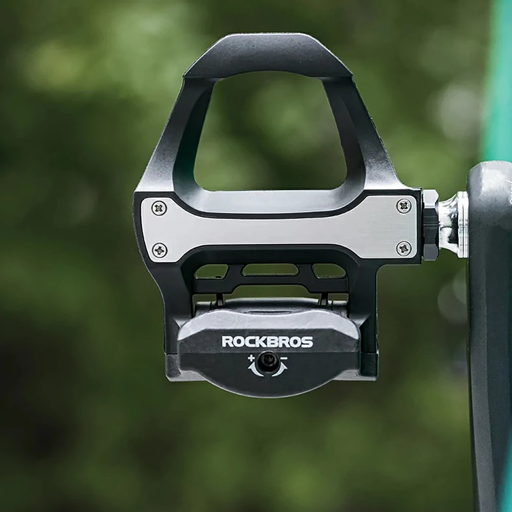 Rockbros P602 bicycle pedals SPD-SL system - juodas