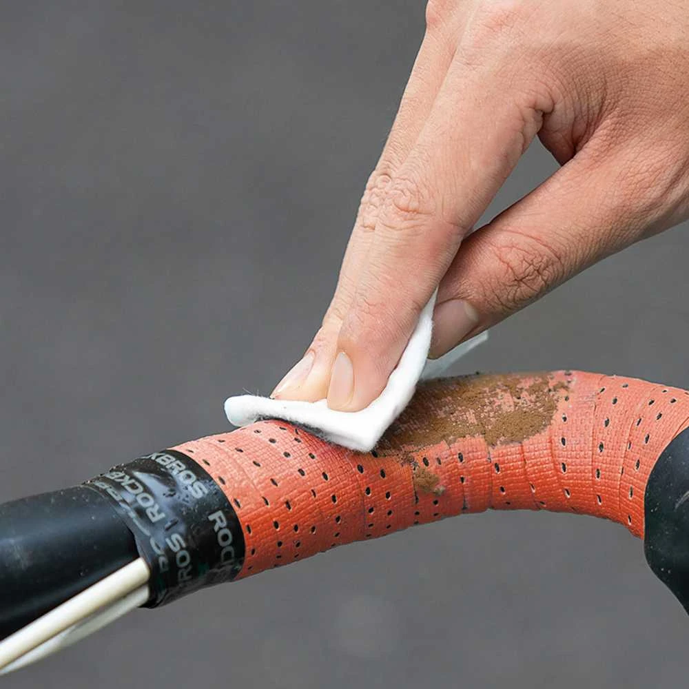 Rockbros Perforated Silicone dviračio vairo juosta – oranžinės spalvos