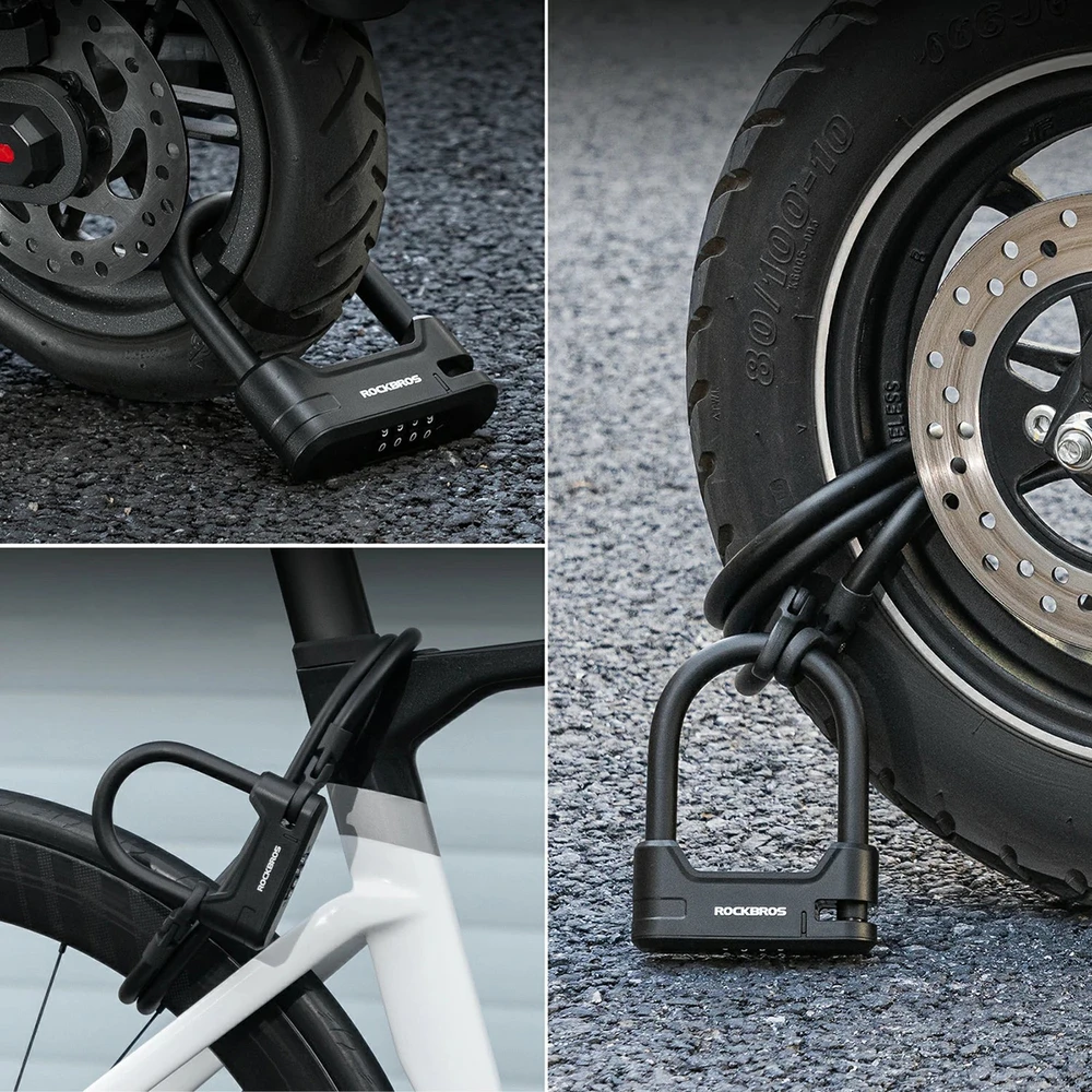 Rockbros RK242 Electric Scooter Lock - Juodas