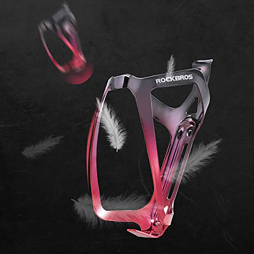 Rockbros RKL02 Aluminum Bottle Cage - Juodas and Raudona