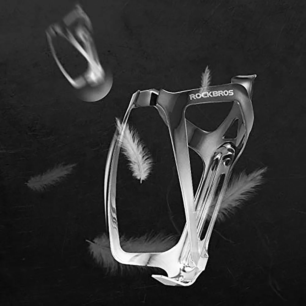 Rockbros RKL02 Aluminum Bottle Cage - Juodas and Sidabrinis