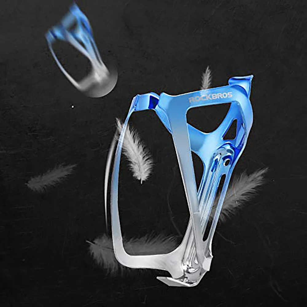 Rockbros RKL02 Aluminum Bottle Cage - Mėlyna and Sidabrinis