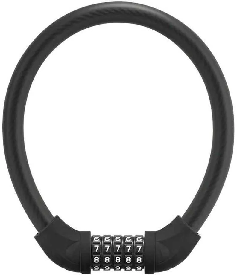 Rockbros RKS570-BK dviračio spyna su kodine spyna – juodos spalvos